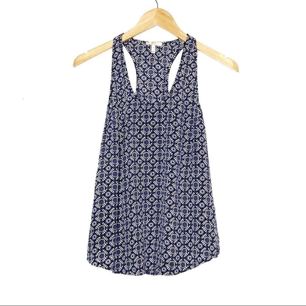Joie | Silk Pattern Racerback Tank